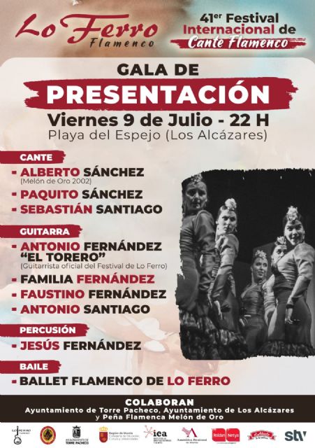 'Los Alcázares se pone flamenca con la presentación del Festival de Lo Ferro'