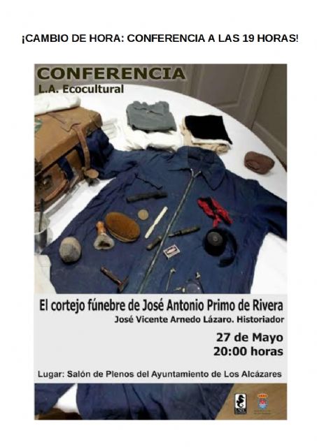 Charla: 'El cortejo fúnebre de José Antonio Primo de Rivera'