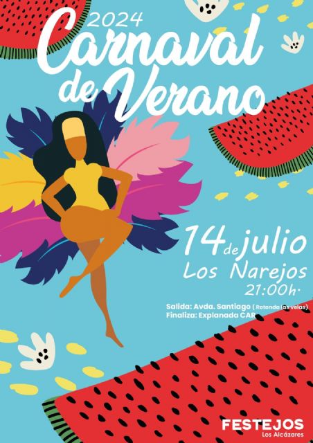 Los Alcázares celebrará el Carnaval de Verano el 14 de julio